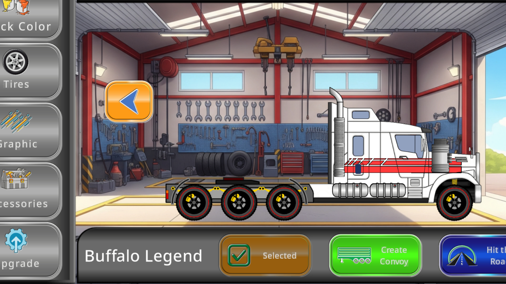 Hill Cargo Trucker title screen
